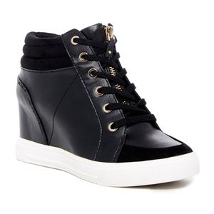 ALDO Etirevia Wedge Sneaker - black